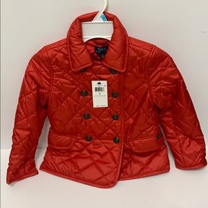 SOLD! New! Ralph Lauren red kids jacket